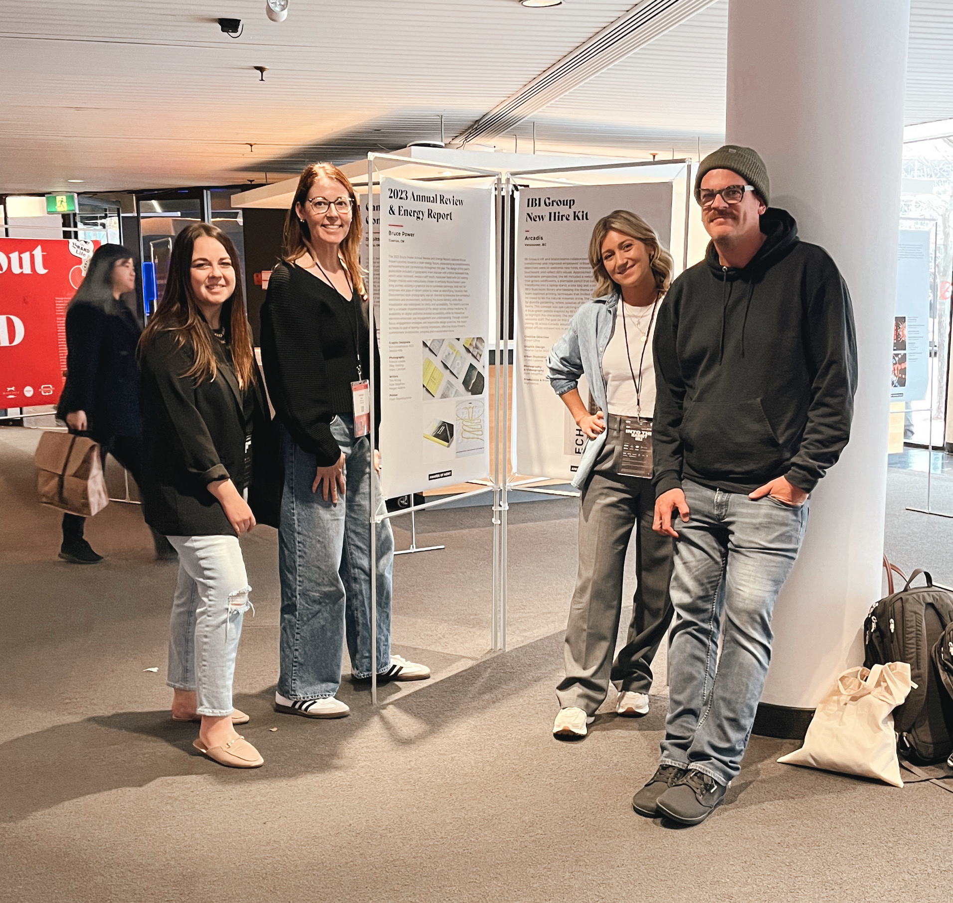 The Bruce Power team at the in-house exhibit at DesignThinkers Toronto